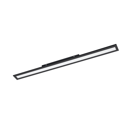 Eglo salobrena plafoniera led 2700k-6500k nera dimmerabile con app