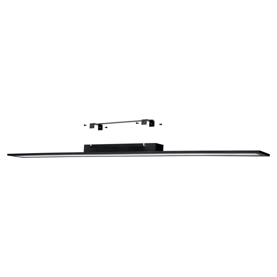Eglo salobrena plafoniera led 2700k-6500k nera dimmerabile con app
