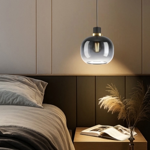 Eglo oilella lampada in vetro da comodino per camera da letto