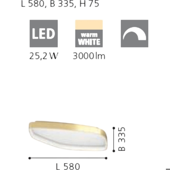 Plafoniera led 3000k design moderna fascia oro vallerosa eglo