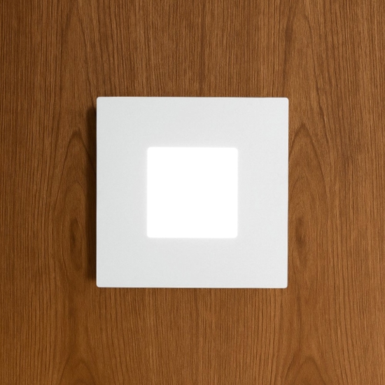 Gea luce bilde plafoniera moderna bianca led 56w 3000k per soggiorno