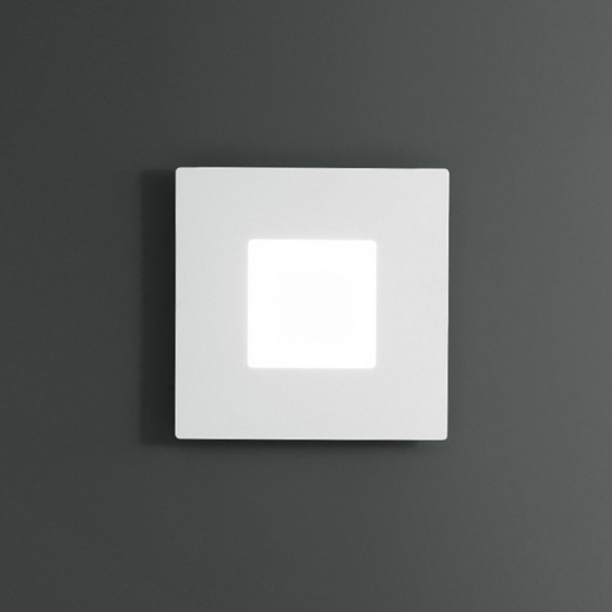 Gea luce bilde plafoniera moderna bianca led 56w 3000k per soggiorno