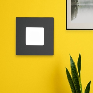 Gea luce bilde applique da parete led 25w 3000k design minimal