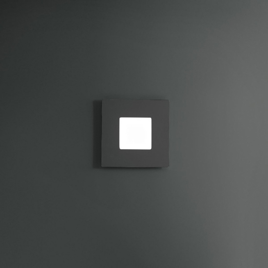 Gea luce bilde applique da parete led 25w 3000k design minimal