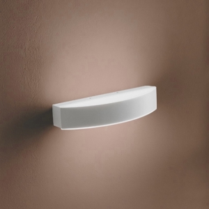 Gea luce gap applique da parete led 16w 3000k bianco moderno