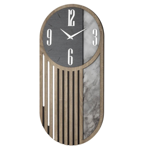 Orologio da parete sosfisticato 80x40 cm design moderno