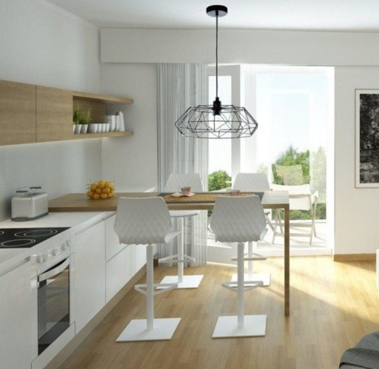 Lampadario per cucina nero eglo carlton