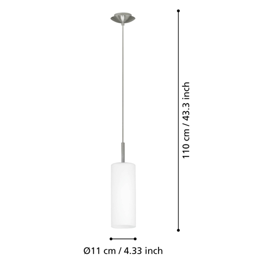Eglo troy 3 lampada a sospensione per isola moderna