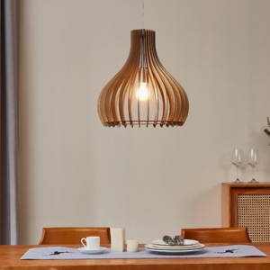 Eglo tindori lampada a sospensione per penisola moderna legno acero