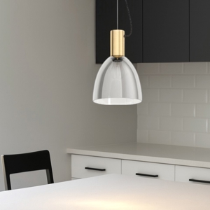 Eglo lampada a sospensione oro satinato fp