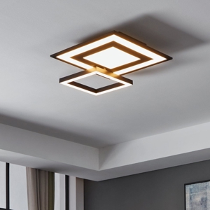 Plafoniera nera led 21w dimmerabile 2700k-6500k rgb app savatarila eglo