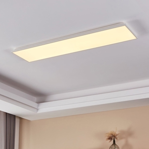Eglo herrora plafoniera led 120x30 bianca 32w app moderna