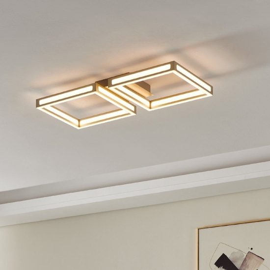 Altaflor eglo plafoniera per soggiorno moderno led 24w 3000k
