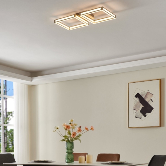 Altaflor eglo plafoniera per soggiorno moderno led 24w 3000k