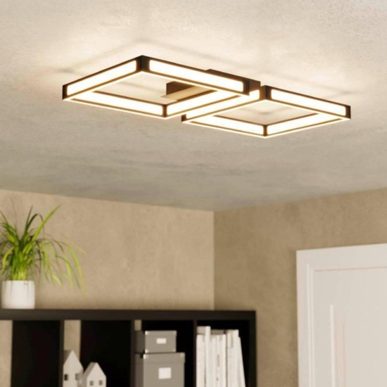 Altaflor eglo plafoniera per soggiorno moderno led 24w 3000k