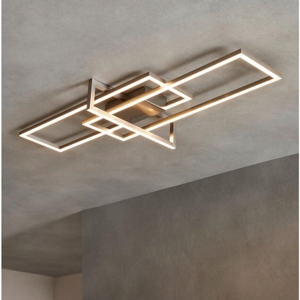 Plafoniera moderna per soggiorno led 34w 3000k dimmerabile