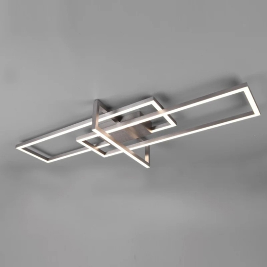 Plafoniera moderna per soggiorno led 34w 3000k dimmerabile