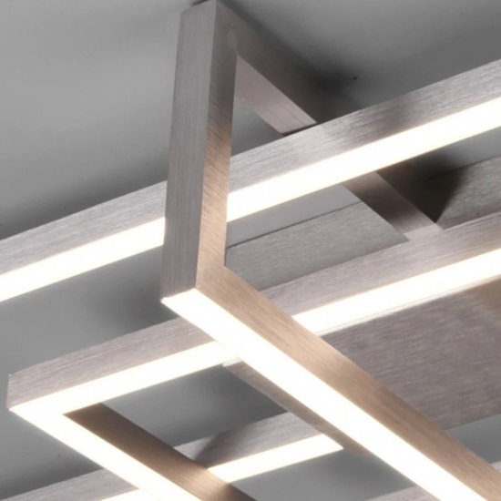 Plafoniera moderna per soggiorno led 34w 3000k dimmerabile