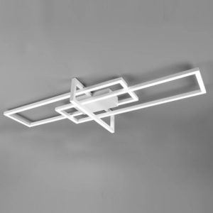 Plafoniera moderna led dimmerabile 4000k 34w bianca