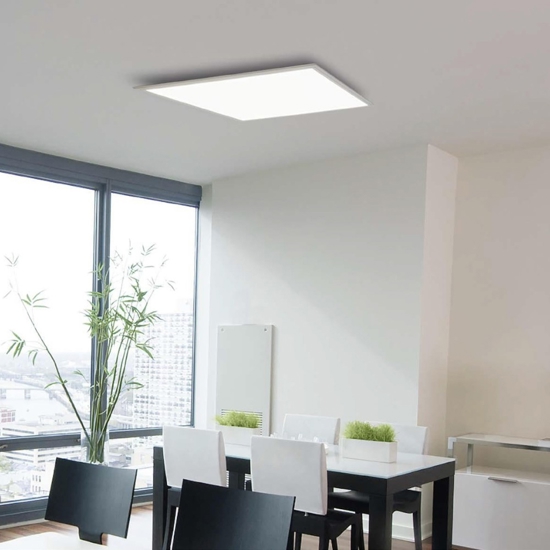 Pannello led 60x60 40w 4000k plafoniera per ufficio eglo salobrena