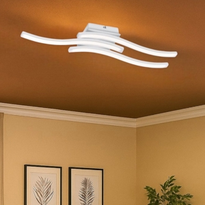 Plafoniera led bianco moderno 15w 4000k design
