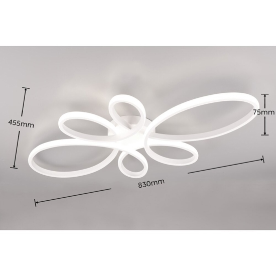 Plafoniera da cucina led 32w 4000k dimmerabile