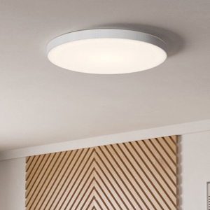 Plafoniera led dimmerabile bianca 36w da 2700k a 6500k eglo zubieta