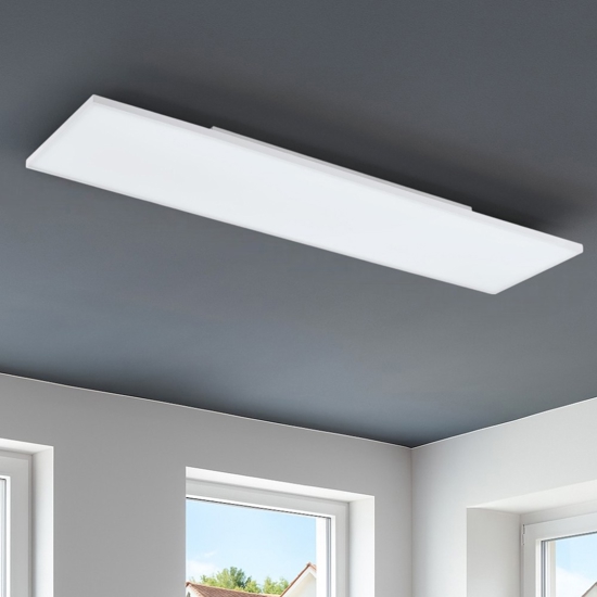 Plafoniera led 120x30 33w 4000k bianca eglo turcona