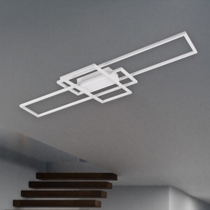 Plafoniera moderna bianca led da 3000k a 6500k per salotto