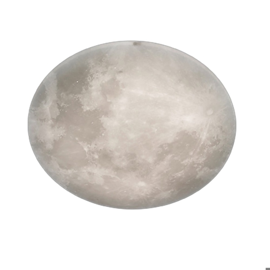 Plafoniera lunare moderna led 3000k dimmerabile