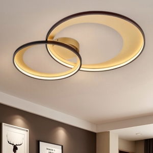 Plafoniera moderna circolare led 3000k dimmerabile