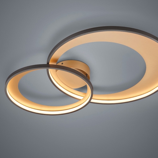 Plafoniera moderna circolare led 3000k dimmerabile