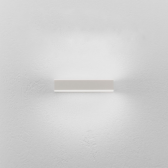 Gea luce gap applique da parete led 16w 4000k bianco moderno
