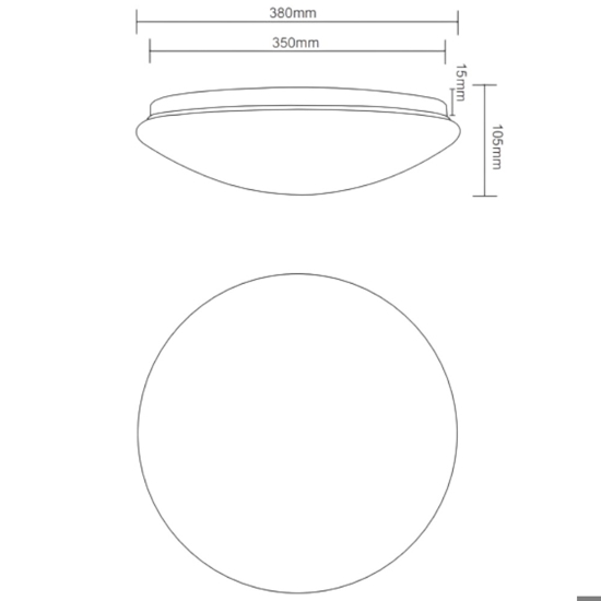 Plafoniera moderna circolare led da 3000k a 6000k dimmerabile