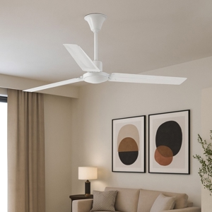 Ventilatore da soffitto a pale bianco 28mq