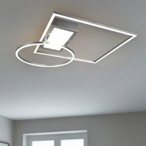 Plafoniera grigio led 33w tricolor con telecomando
