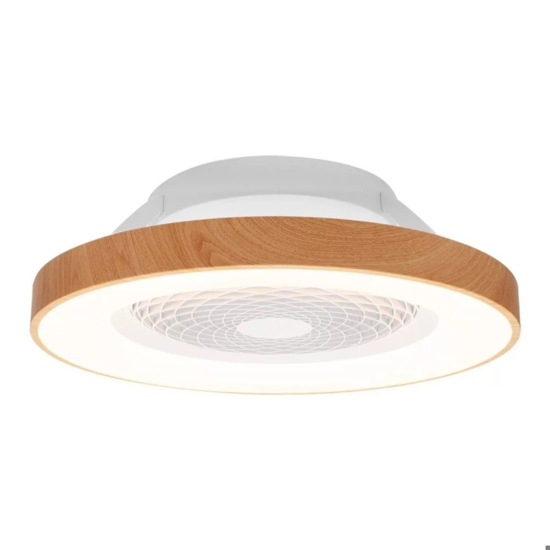 Plafoniera con ventilatore a soffitto di legno silenzioso 18mq con telecomando