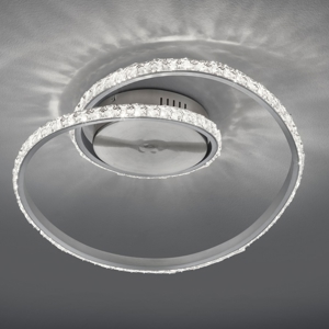 Plafoniera led 19w 3000k rgb dimmerabile moderna con telecomando