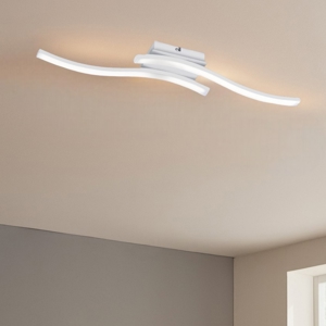 Plafoniera led 10w 4000k design moderna bianca