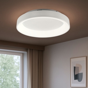 Plafoniera da cucina rotonda 60cm bianco dimmerabile con telecomando
