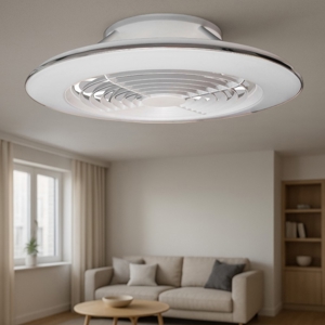Plafoniera a ventilatore con telecomando da soffitto con luce silenzioso 20mq