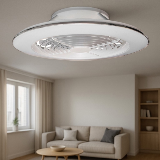 Plafoniera a ventilatore con telecomando da soffitto con luce silenzioso 20mq