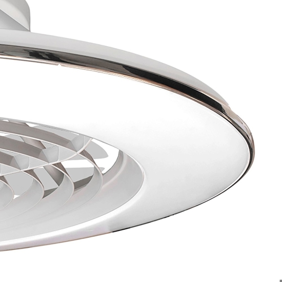 Plafoniera a ventilatore con telecomando da soffitto con luce silenzioso 20mq
