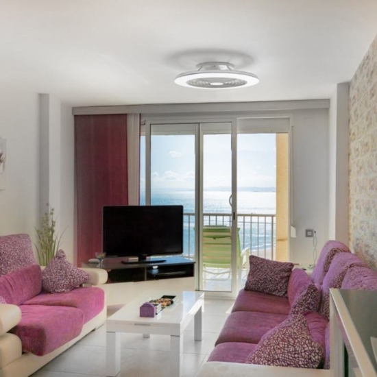 Plafoniera a ventilatore con telecomando da soffitto con luce silenzioso 20mq