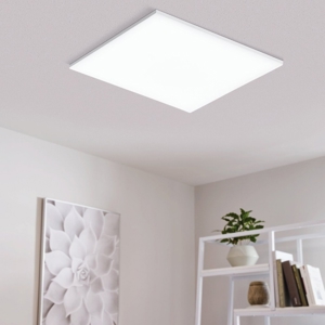 Eglo turcona plafoniera led 45x45 quadrata tricolor 24w da 3000k a 6500k