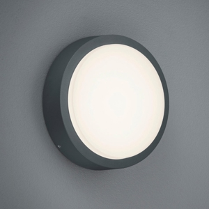 Plafoniera da esterno moderna antracite led 8w 3000k