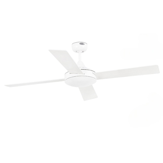 Ventilatore da soffitto 28mq a pale bicolore bianco legno