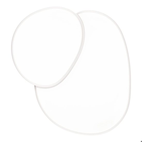 Plafoniera bianca led 45w da 2700k a 6500k moderna con telecomando