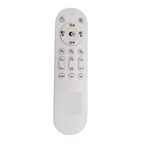 Plafoniera ventilatore bianco da soffitto con luce telecomando
