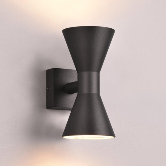 Applique da esterno design antracite moderna